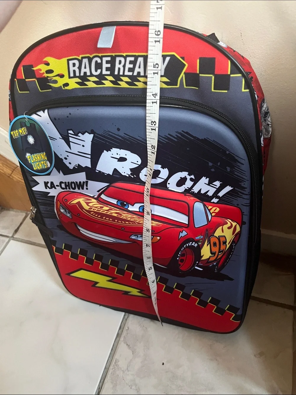 Lightning McQueen Red Kids Backpack - Race Ready
